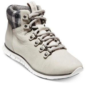 Cole Han Zerogrand Grey Hicker Boots